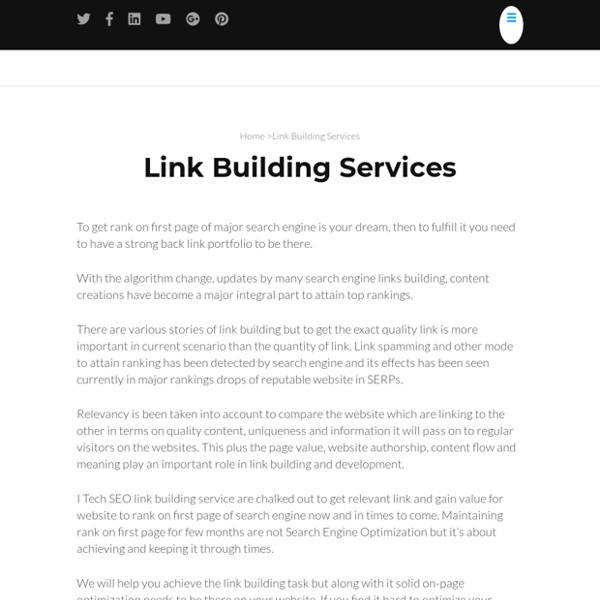 Link Building Services - To Rank On Top Of Search Engine Link Building Services Is Must