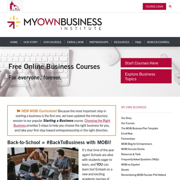 Learn how to Start A Business, how to Write A Business Plan, and all about Business Start Up