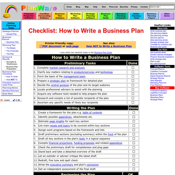 How to Write a Business Plan, Business Planning, Business Planner, Business Plan Software, Business Plan Template, Sample Business Plan, Business Plans, Business Planners, Strategy Development Software, Market Plans, Market Planning, Marketing Plan, Busin