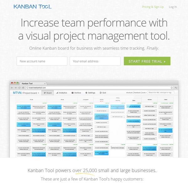 Kanban Tool - Online Kanban Board for Business