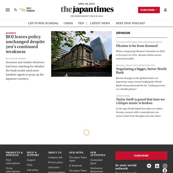 The Japan Times - News on Japan, Business News, Opinion, Sports, Entertainment and More