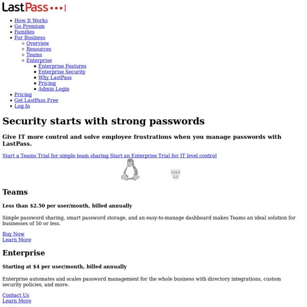 LastPass - Password Manager, Form Filler, Password Management
