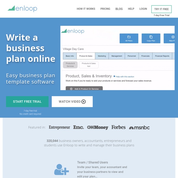 Free Online Business Plan Writing App