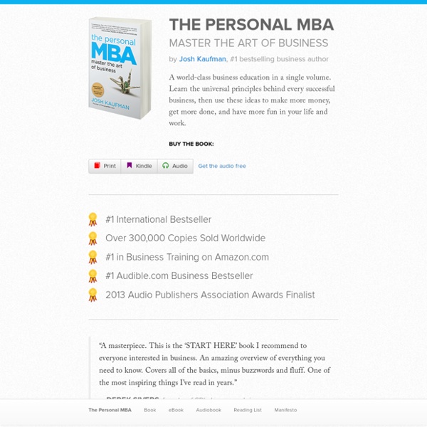 The Personal MBA - Master the Art of Business
