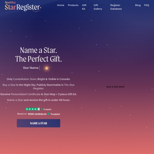 Buy a Star - Name A Star