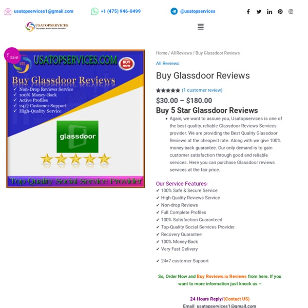 Buy Glassdoor Reviews - USA Non-Drop Reviews Service