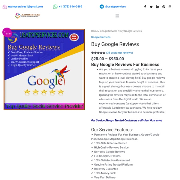 Buy Google Reviews - 100% Safe & Permanent Google Reviews
