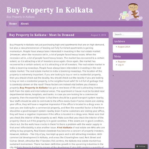 Buy Property In Kolkata