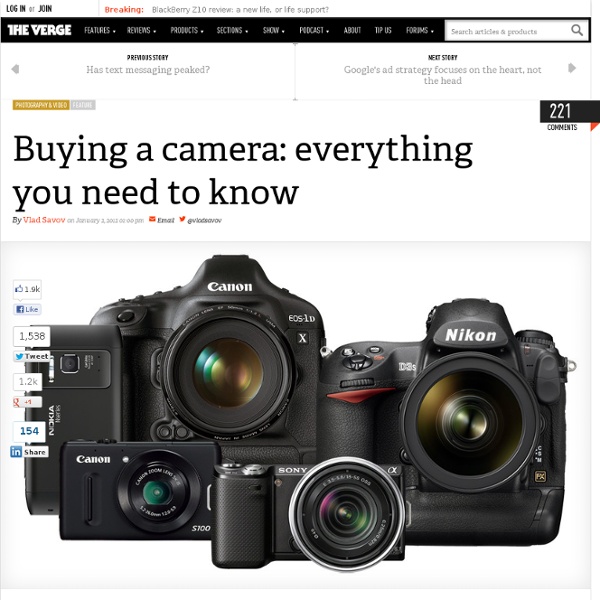 Everything you need to know about buying a camera