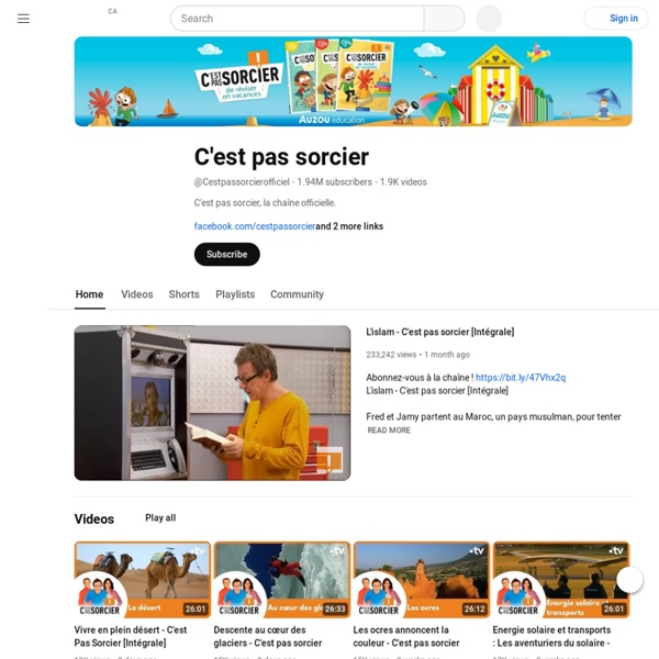 C'est pas sorcier (avec moteur de recherche)