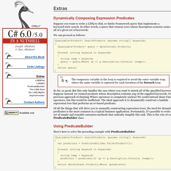 C# 6.0 in a Nutshell - PredicateBuilder