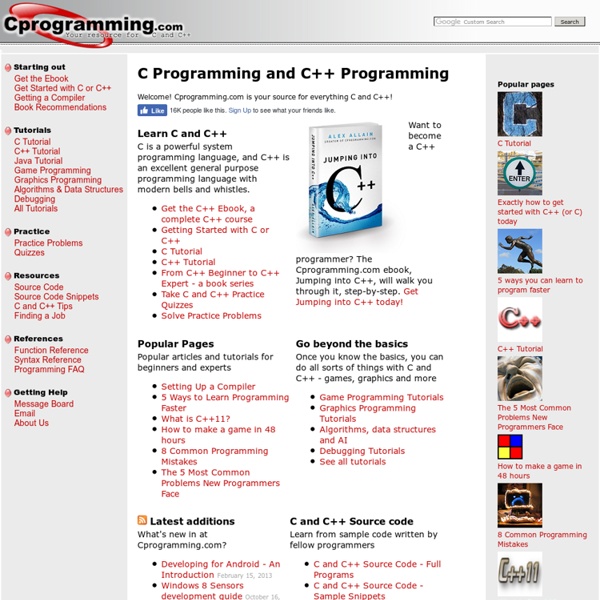 C programming.com - Learn C and C++ Programming