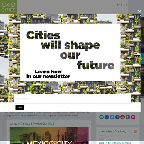 C40 Cities: Climate Leadership Group: Home