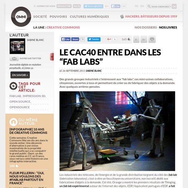 Les fab labs capitalisent