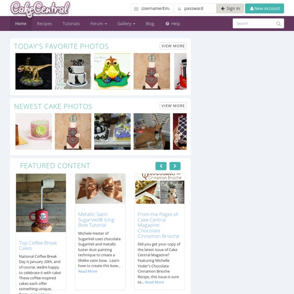 Cake Central - The world's largest online cake decorating community.