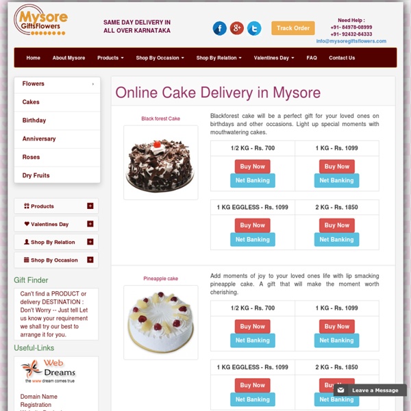 Send Cakes to Mysore 1 Online Cake Delivery in Mysore