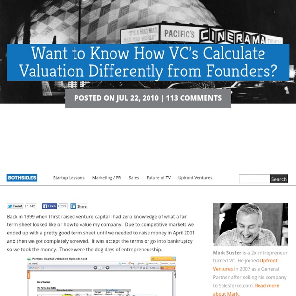 Want to Know How VC’s Calculate Valuation Differently from Founders?