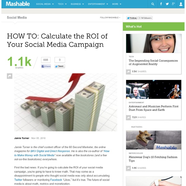 HOW TO: Calculate the ROI of Your Social Media Campaign