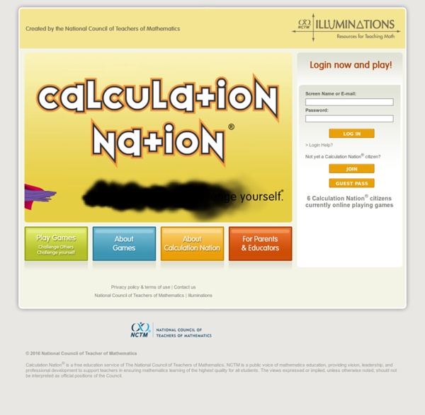 Calculation Nation® - Challenge others. Challenge yourself.®