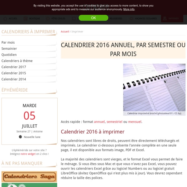 Calendrier 2014 à imprimer - iCalendrier.fr
