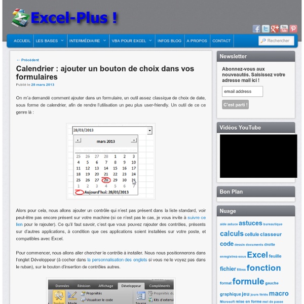 Calendrier : ajouter un bouton de choix dans vos formulaires