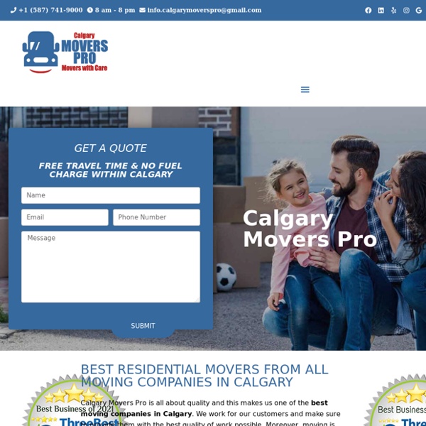 Calgary Movers Pro ⭐️ Free Travel Time ⭐️ Calgary Moving companies