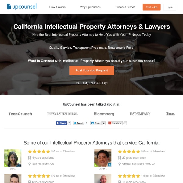 California Intellectual Property Lawyers