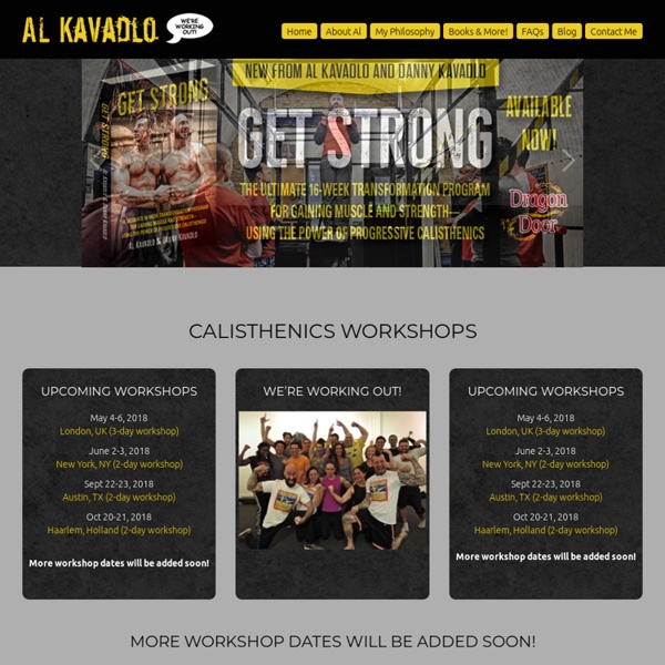 Al Kavadlo – We're Working Out!