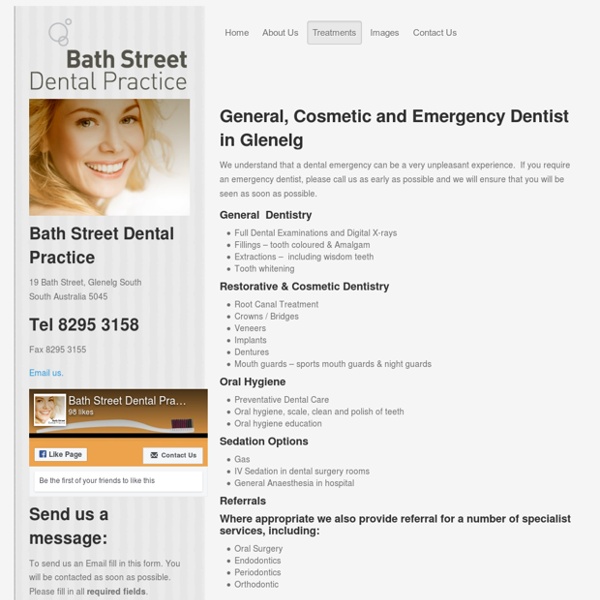 Call Our Emergency Dentist in Glenelg