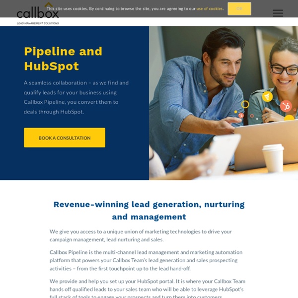 Callbox Pipeline and HubSpot - Attract, Nurture and Convert leads