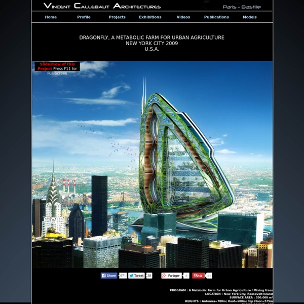 Vincent Callebaut Architecte DRAGONFLY