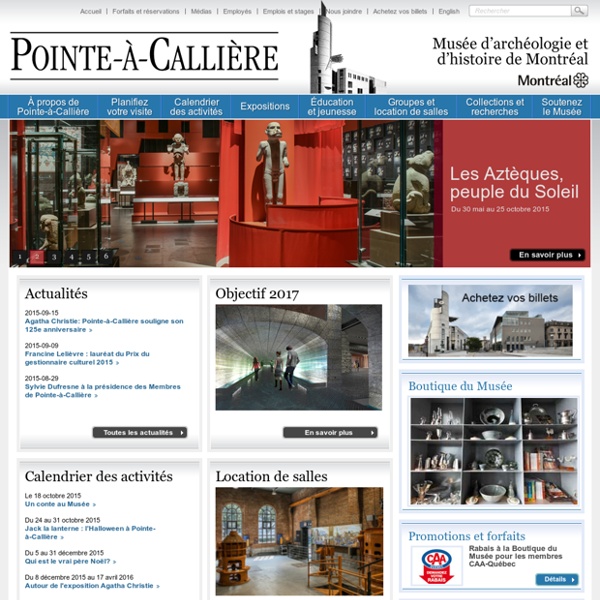 Pointe-à-Callière, Musée d'archéologie et d'histoire de Montréal