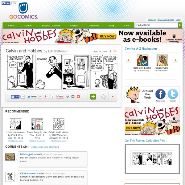 Calvin and Hobbes Comic Strip on GoComics