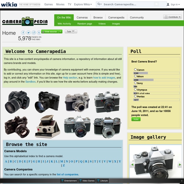 Main Page - Camerapedia.org