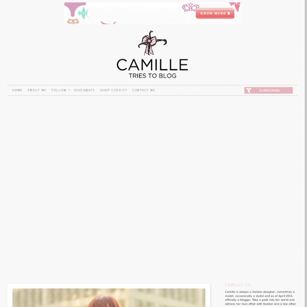 Camille Tries to Blog