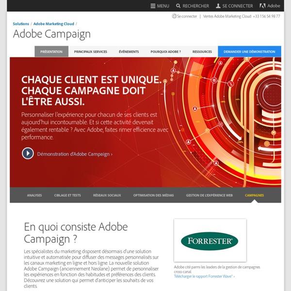 Adobe Campaign - Marketing Cloud