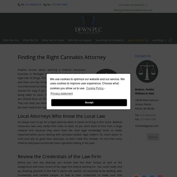 Locating the Right Marijuana Attorney