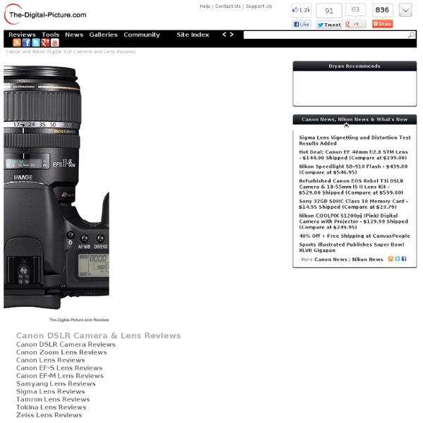 Canon DSLR Camera and Lens Reviews