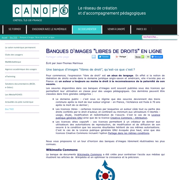 Canopé Créteil - Banques d’images "libres de droits" en ligne - Pale Moon