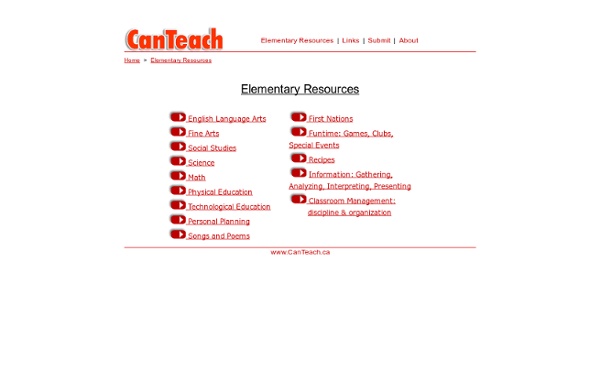 Elementary Resources