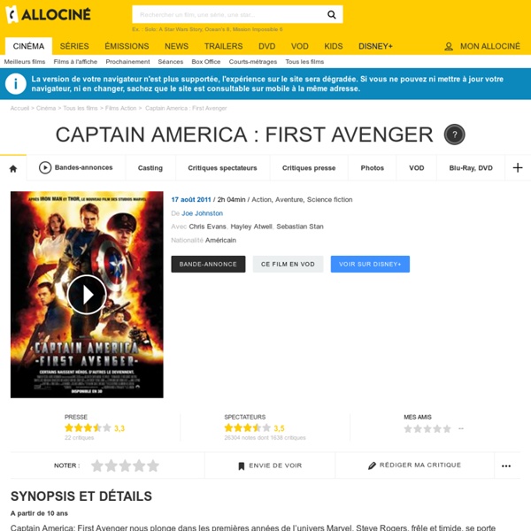 Captain America : First Avenger - film 2011