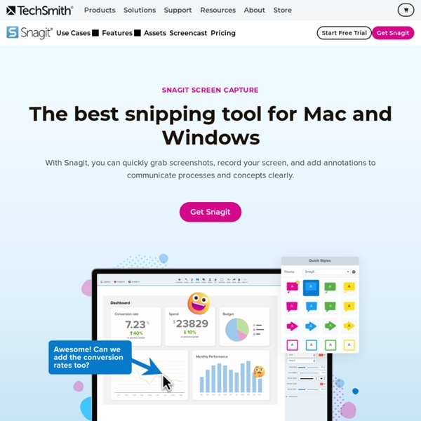 Jing Project: Visual conversation starts here. Mac or Windows.