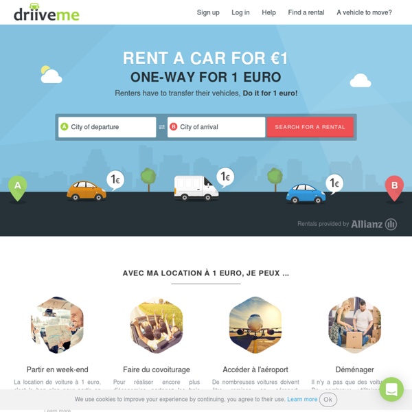 DriiveMe - Votre voiture pour un euro