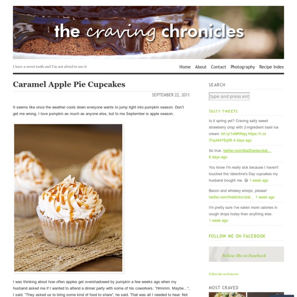 Caramel Apple Pie Cupcakes « The Craving Chronicles
