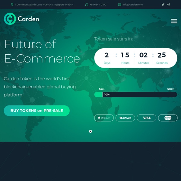 Carden Token CDN - Future of Blockchain in E-Commerce
