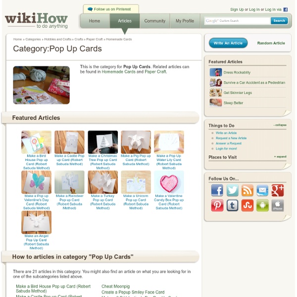 Pop Up Cards - how to articles from wikiHow
