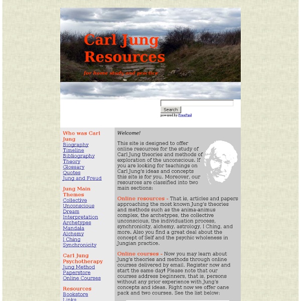 Carl Jung Resources for Home Study and Practice
