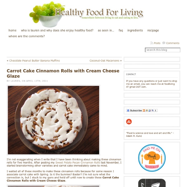 Carrot Cake Cinnamon Rolls with Cream Cheese Glaze