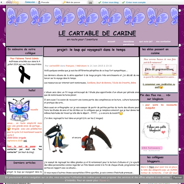 Le cartable de carine - en route pour l'aventure