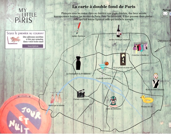 La carte à double fond de Paris de Paris